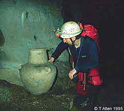 Olla in Alpazat Bivi Cave